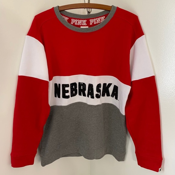 PINK Victoria's Secret Tops - PINK Victoria’s Secret Nebraska Sweatshirt